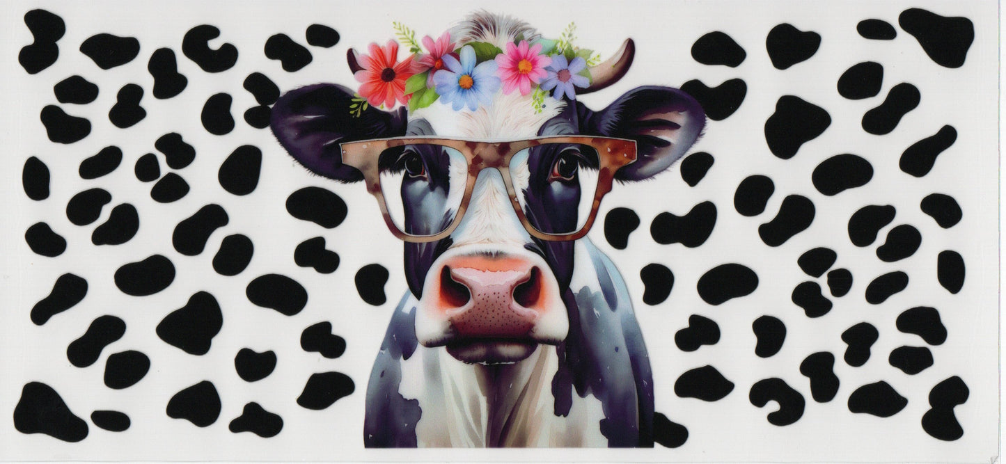 Cow w/Glasses - Wrap