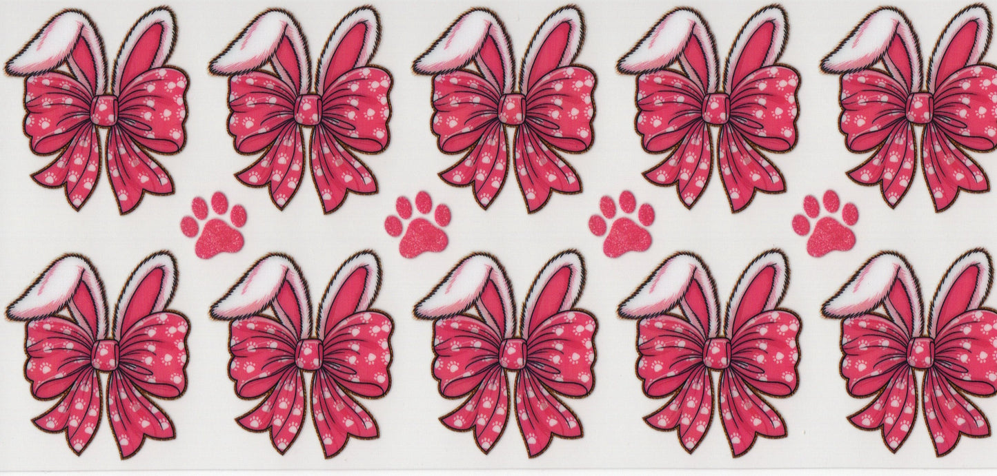 Bunny Ears w/Pink Bows - Wrap
