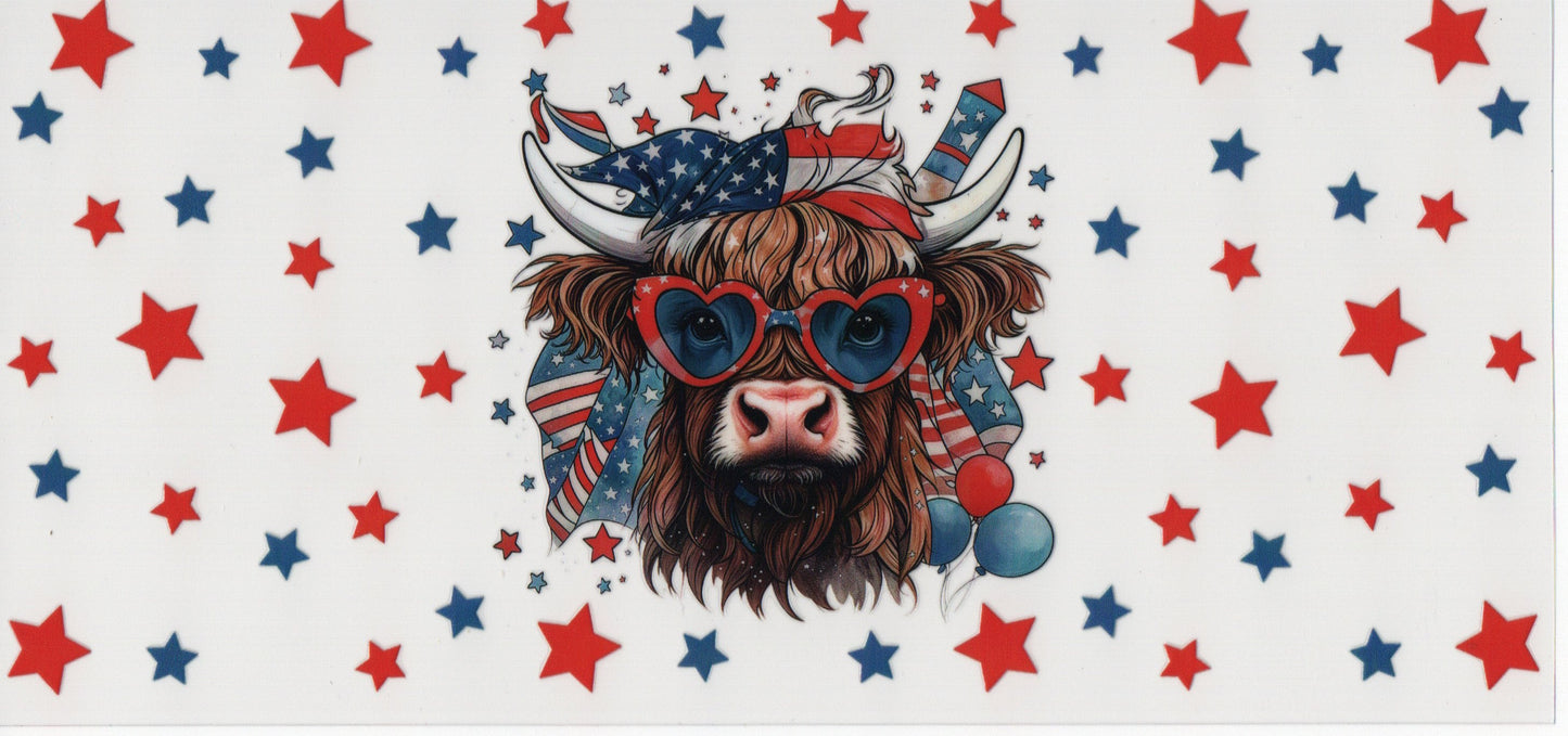 Patriotic Cow - Wrap