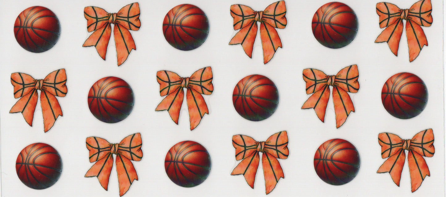 Basketballs & Bows - Wrap