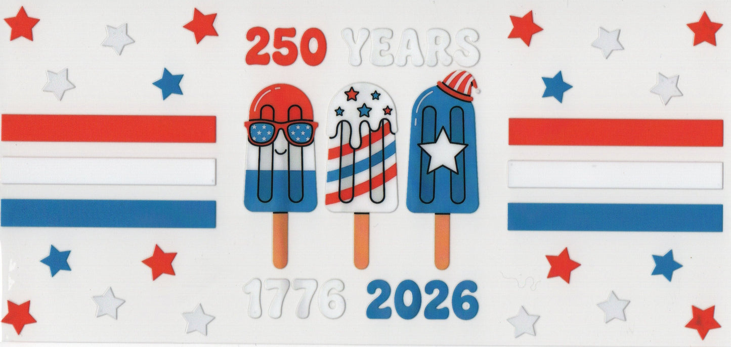 250 Years Popsicles - Wrap