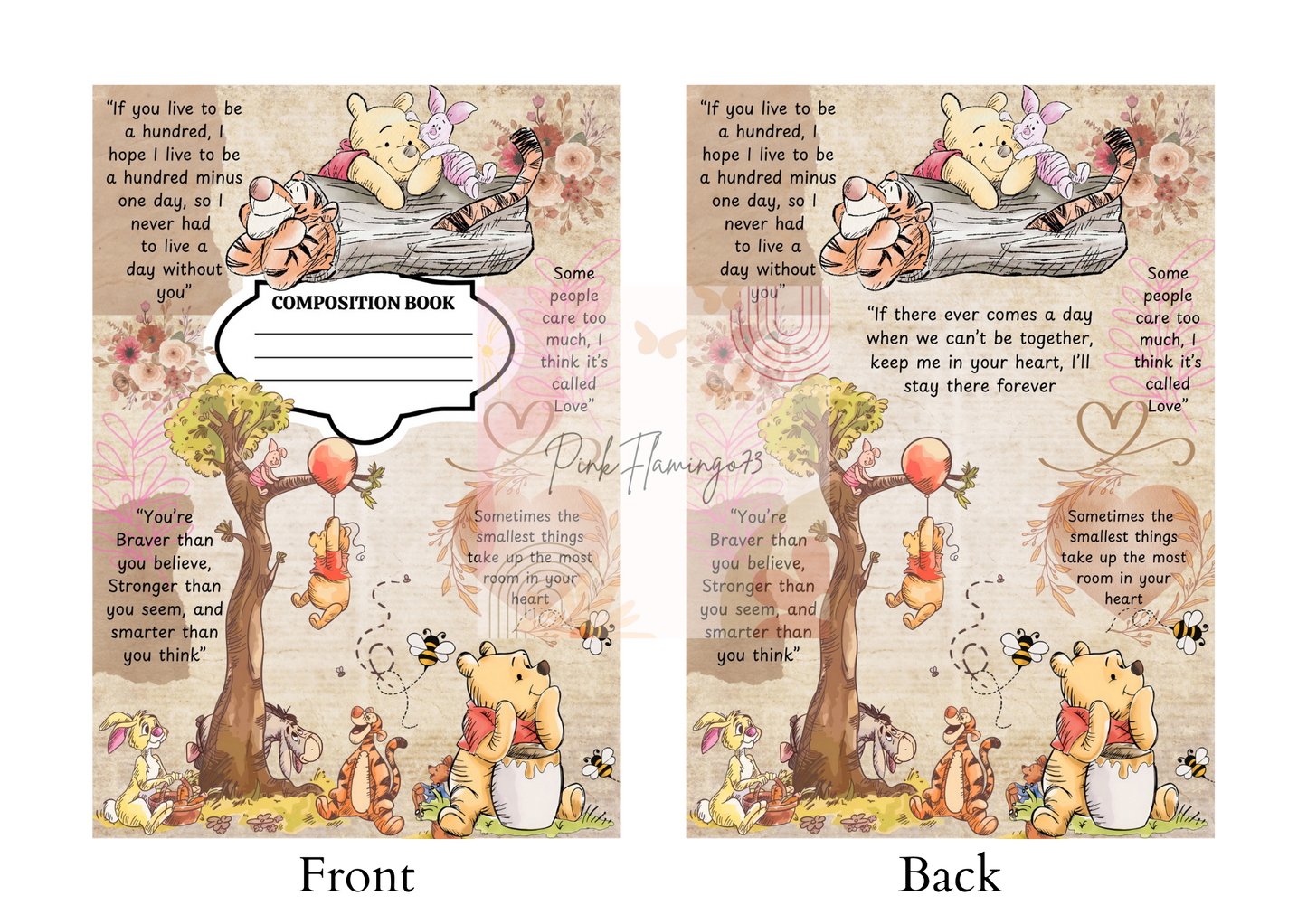 Honey Bear - Comp Notebook Covers - Vinyl