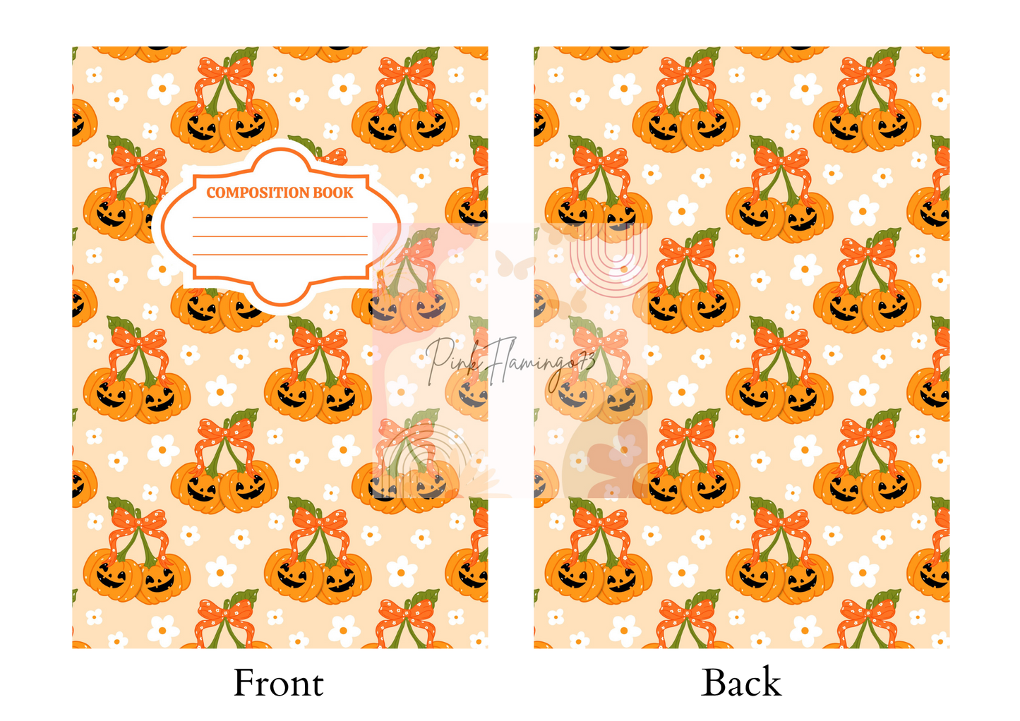 Pumpkin Cherries - Comp Notebook Covers - Vinyl