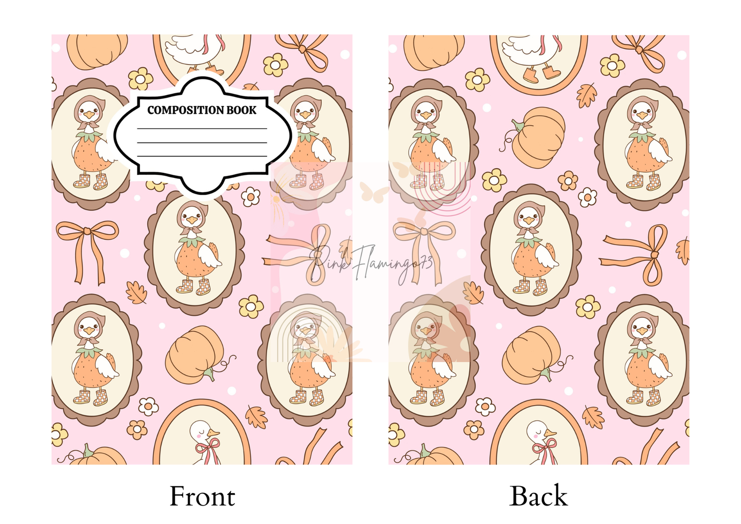 Pumpkin Goose - Comp Notebook Covers - Vinyl