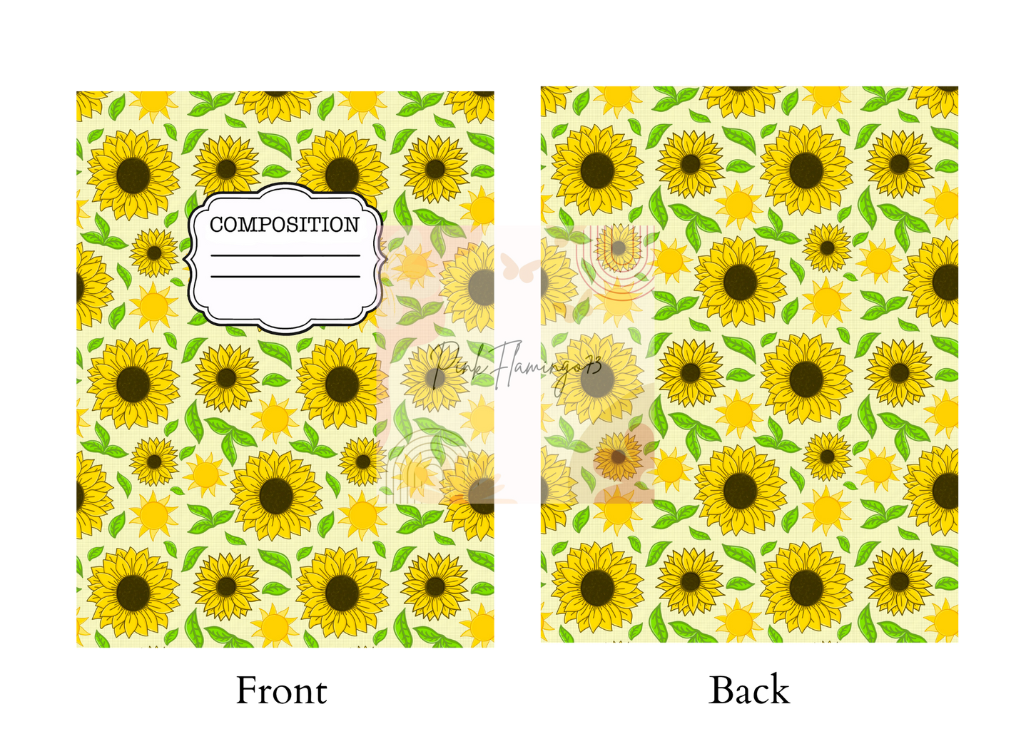 Sunflowers - Comp Notebook Covers - Vinyl