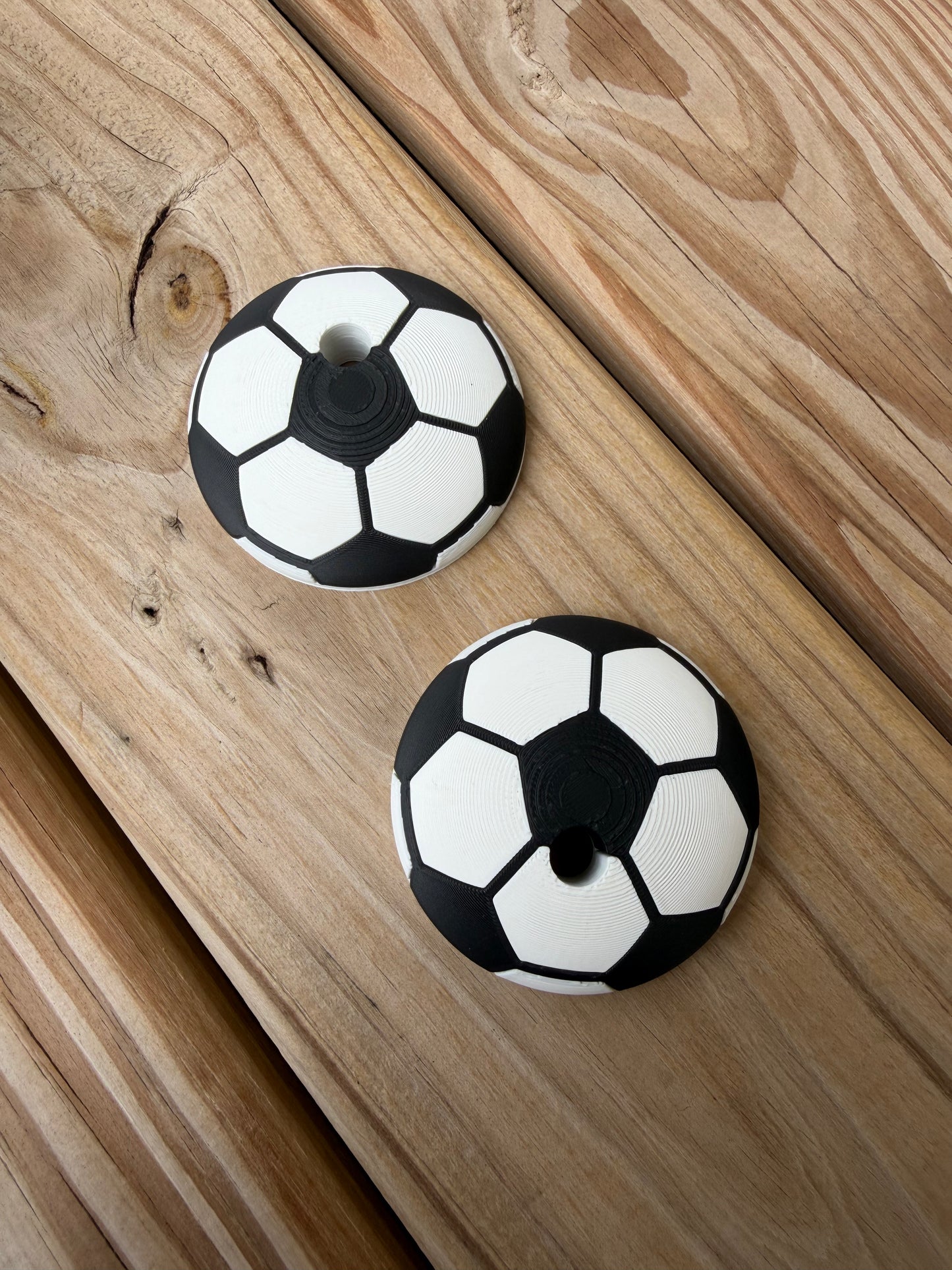 Soccer Ball 16oz Full Top - 3d Straw Topper
