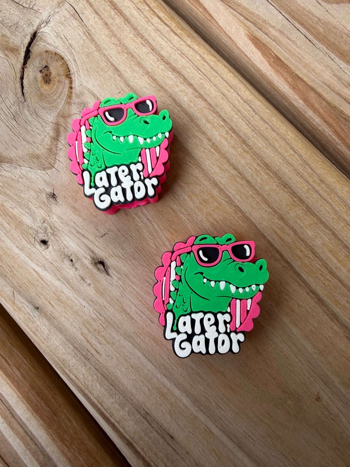 Later Gator - 3d Straw Topper