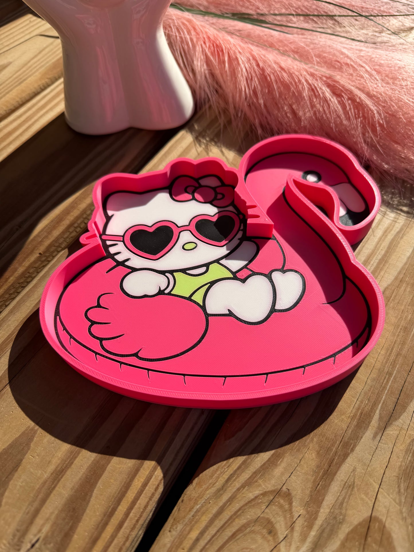 Flamingo w/HK - Trinket Tray