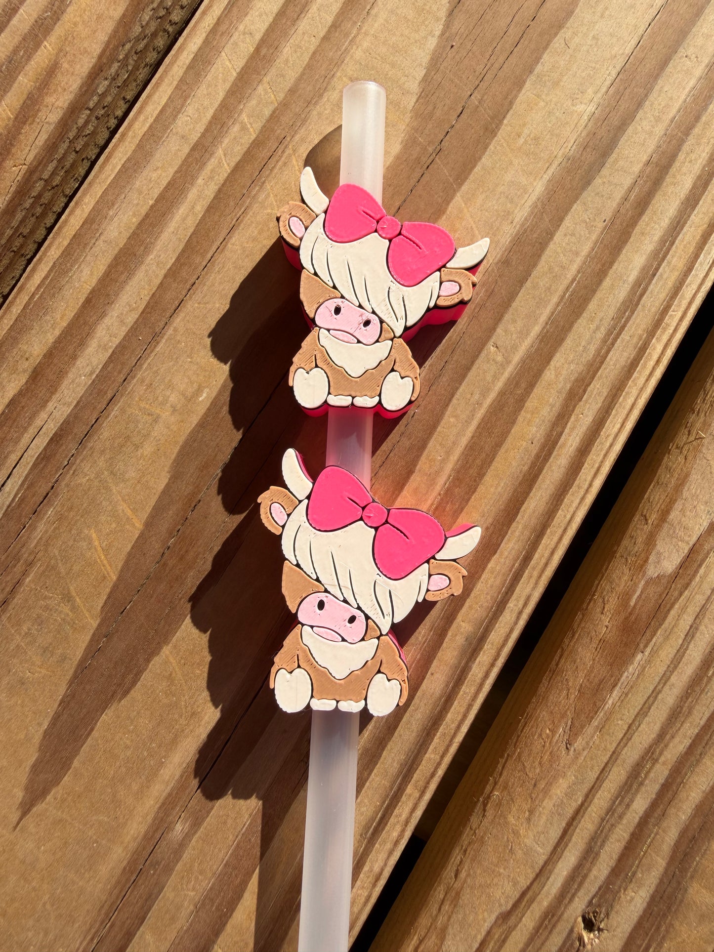 Highland w/Bangs - 3d Straw Topper