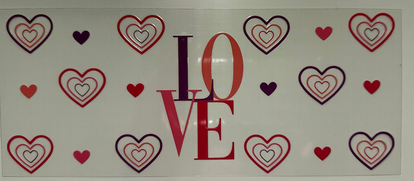 Valentine Hearts (LOVE) - Wrap