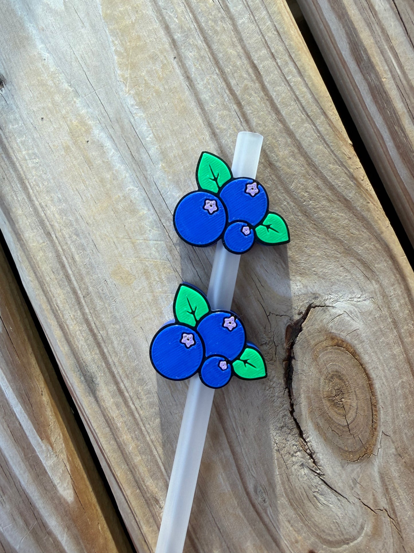 Blueberry - 3d Straw Topper