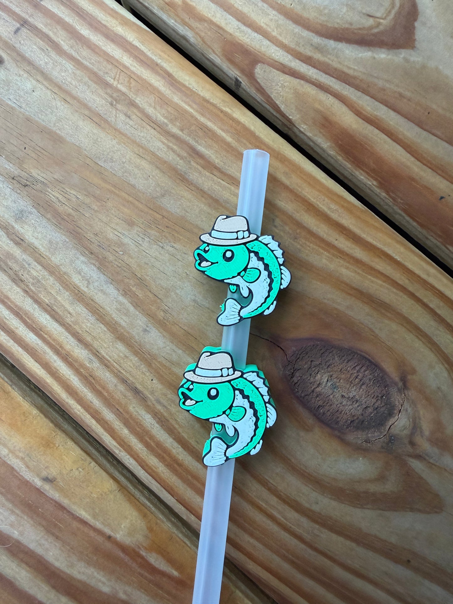 Dapper Fish - 3d Straw Topper