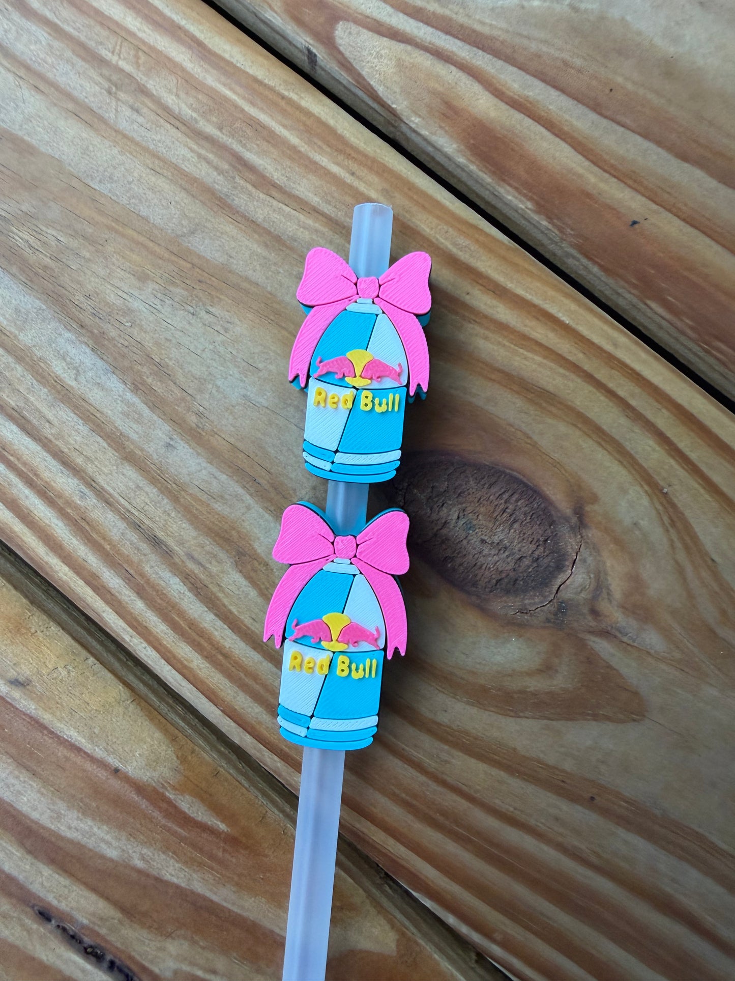 Got Wings w/Bow - 3d Straw Topper