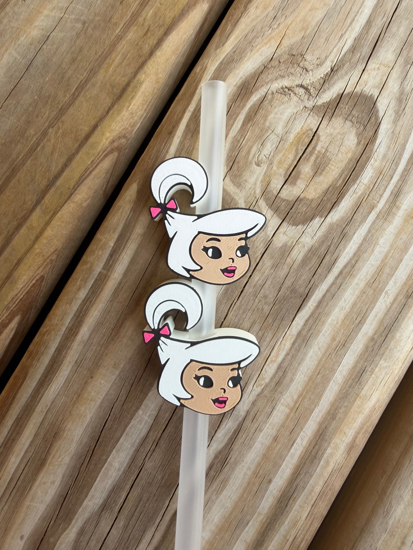 Judy - 3d Straw Topper