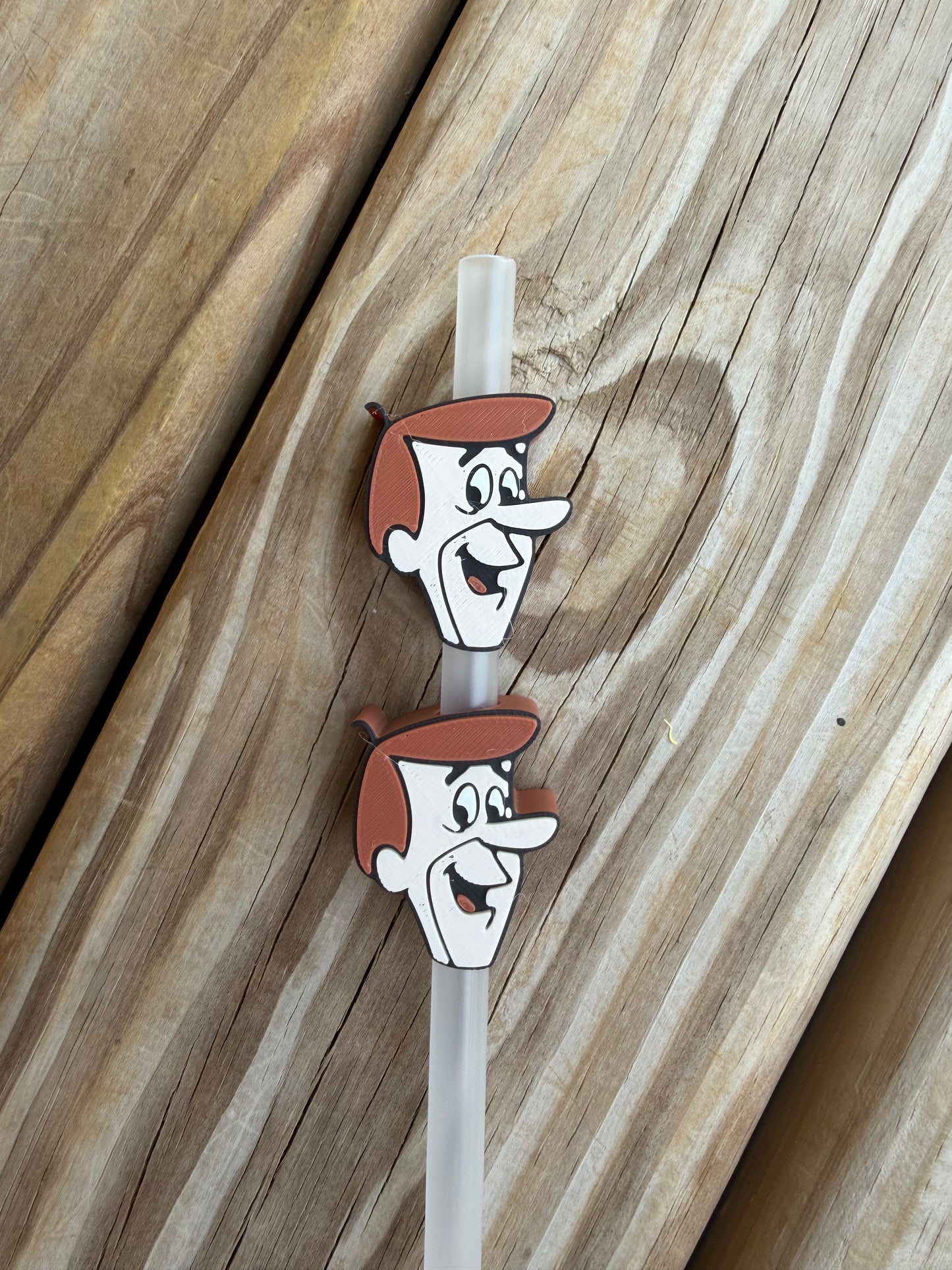 George - 3d Straw Topper