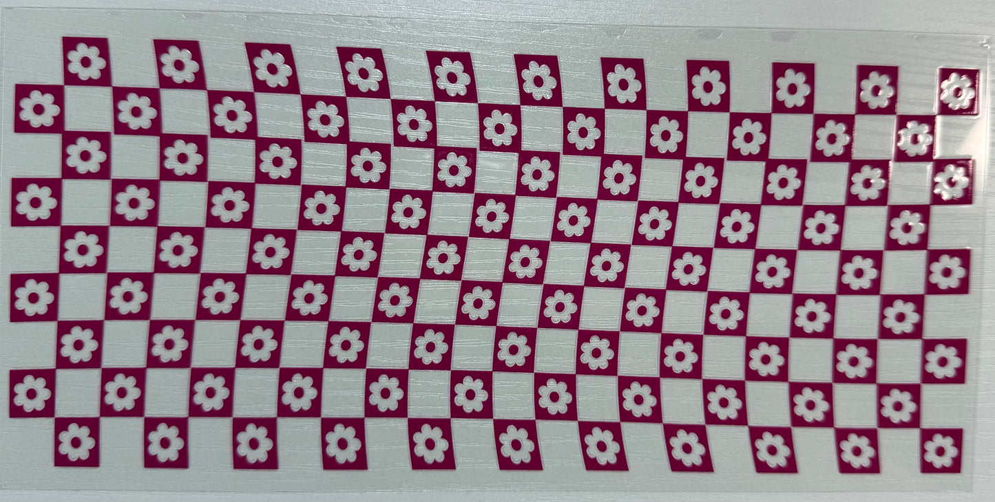 Checker (PinkFloral) - Wrap