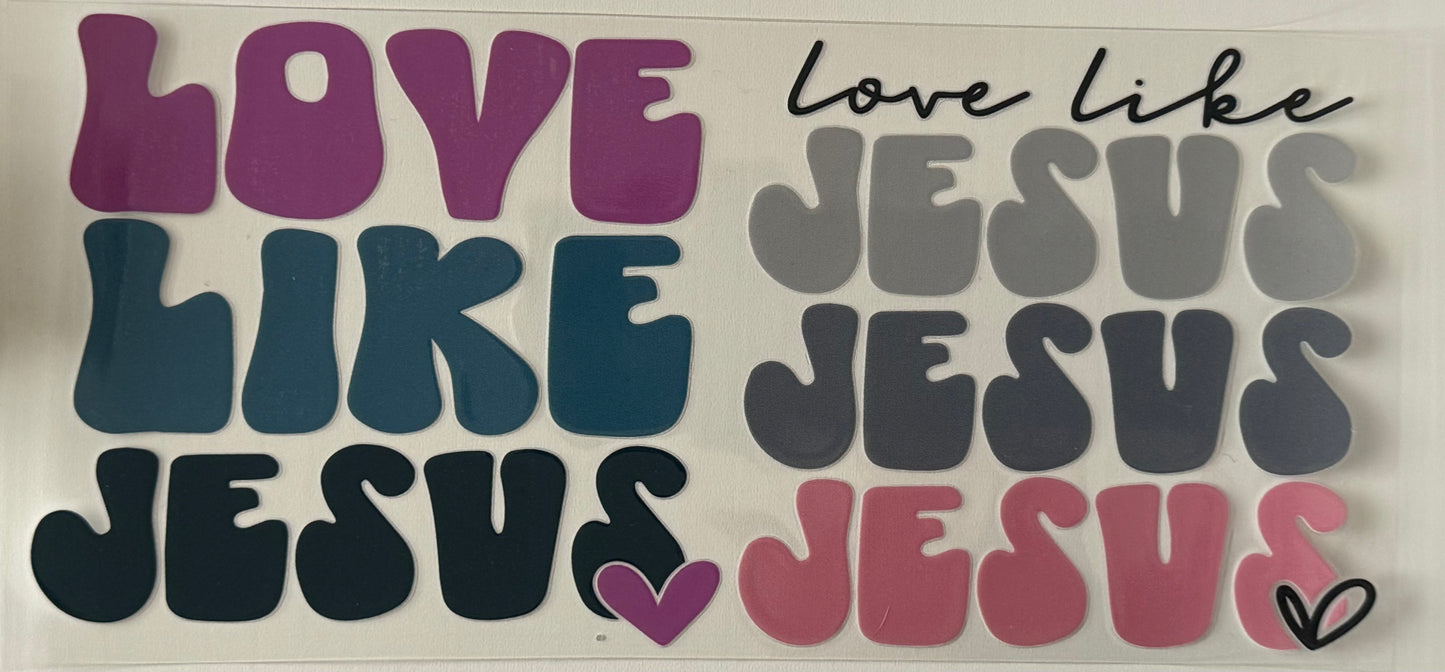 Faith (Love Like Jesus Big Font) - Wrap