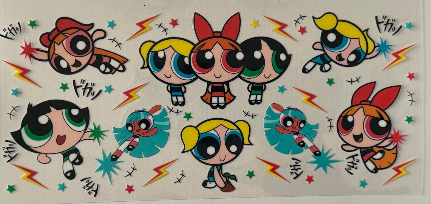Characters (PowerPuff 4) - Wrap