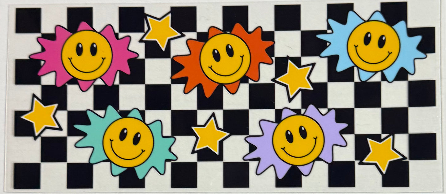 Checker (Black w/Smily) - Wrap