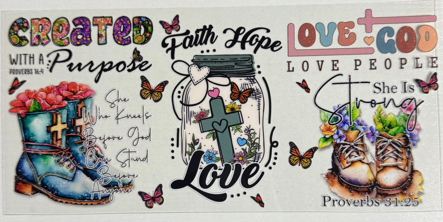 Faith (Faith Hope Love Jar)- Wrap