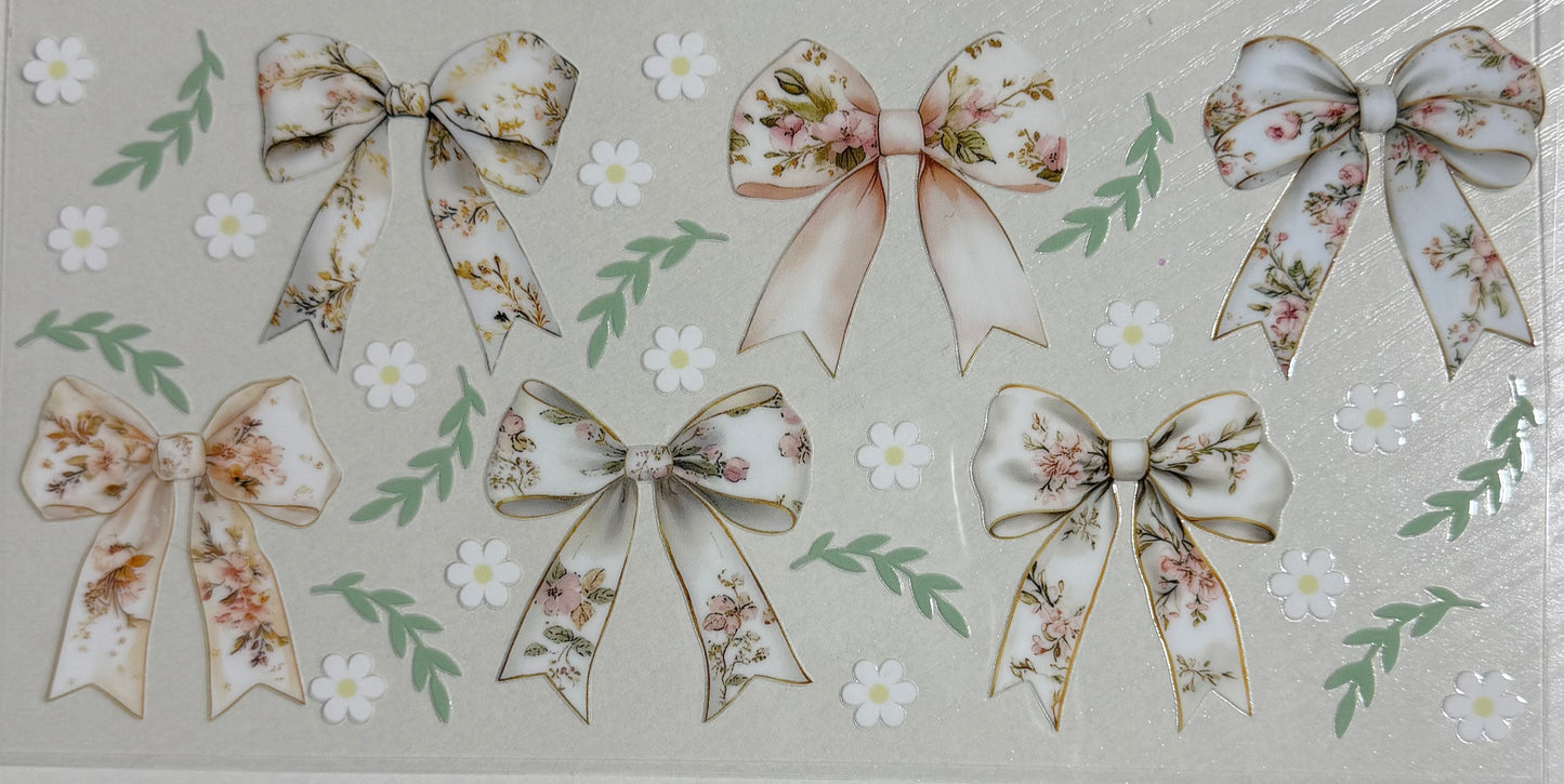Bows (Cream Floral) - Wrap