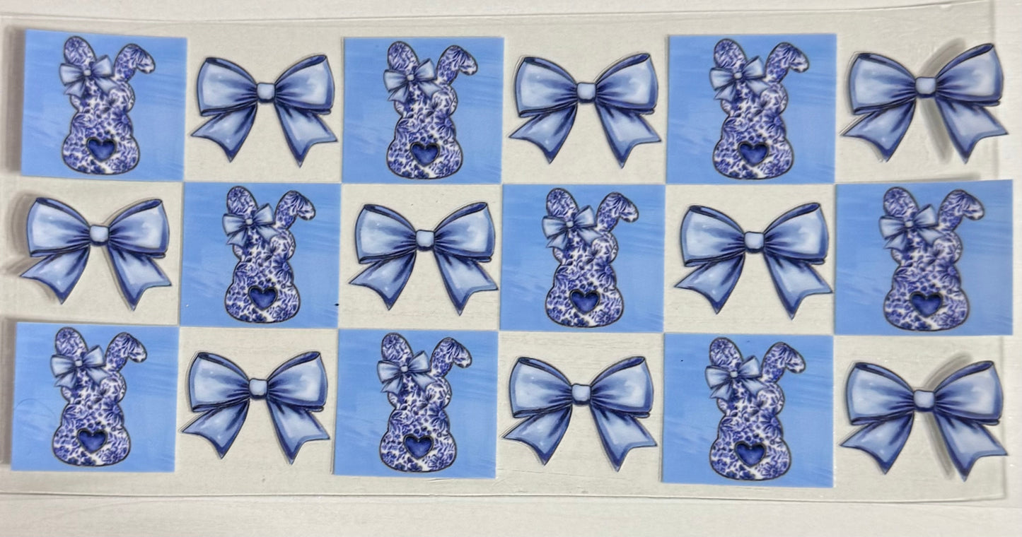 Easter Blue Bows - Wrap