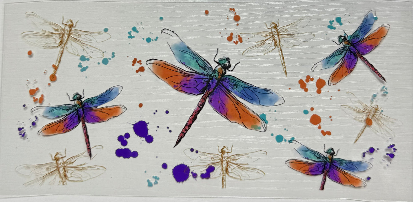 Dragonflies w/Splatter - Wrap
