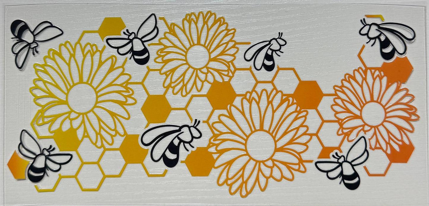Bees w/Sunflowers & Honeycomb - Wrap