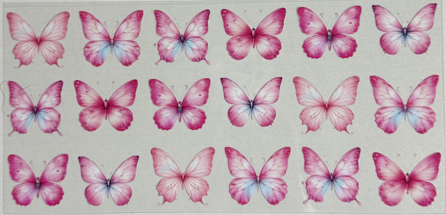 Butterfly (Pink w/touch of Blue) - Wrap