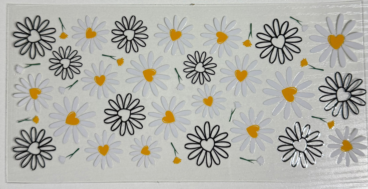 Floral (Daisy w/Hearts) - Wrap