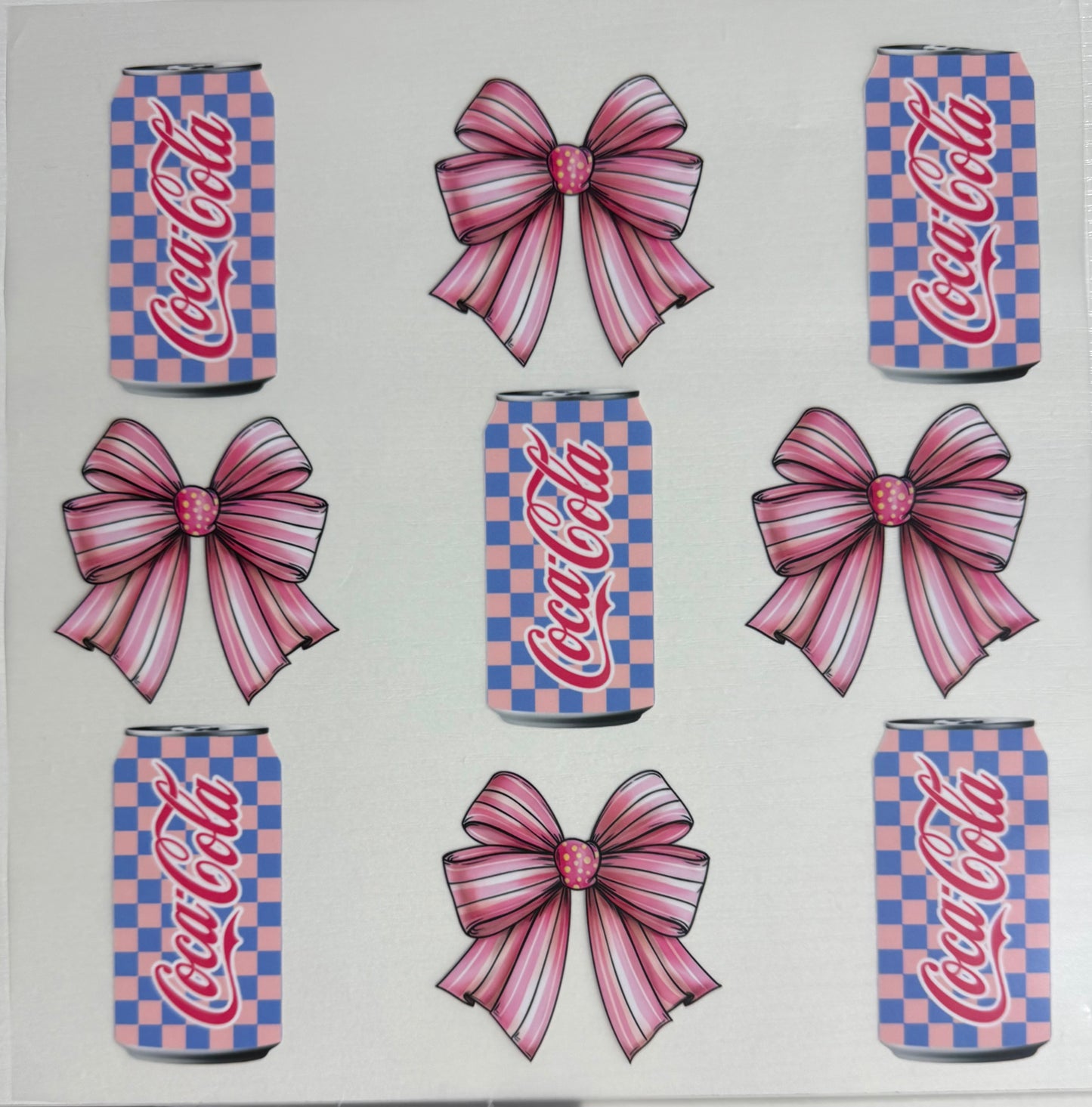 Cola Checker Print - DTF