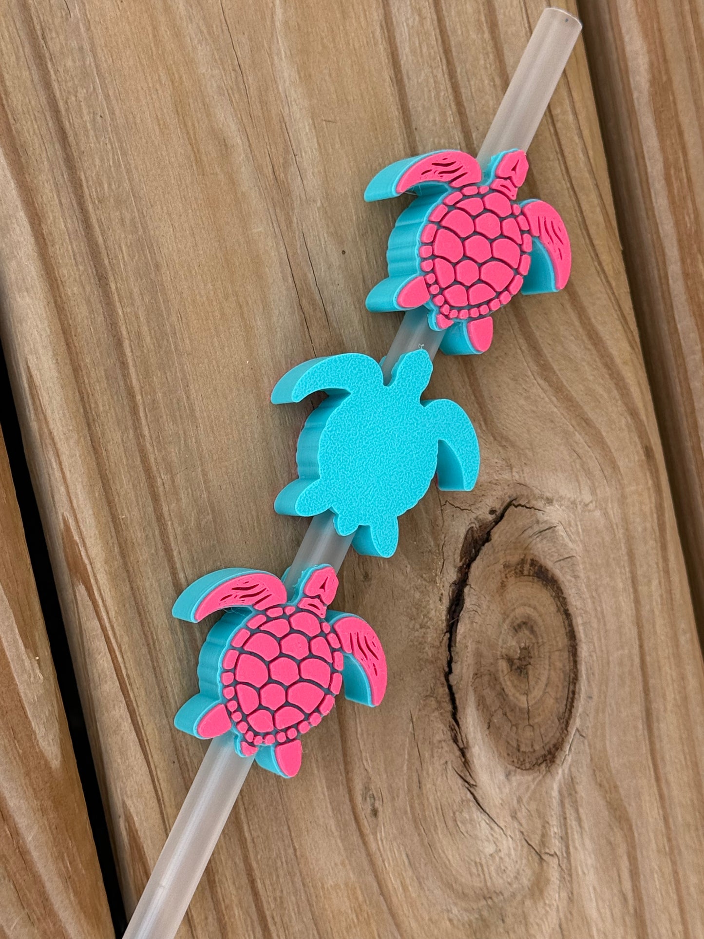 Turtle - 3d Straw Topper