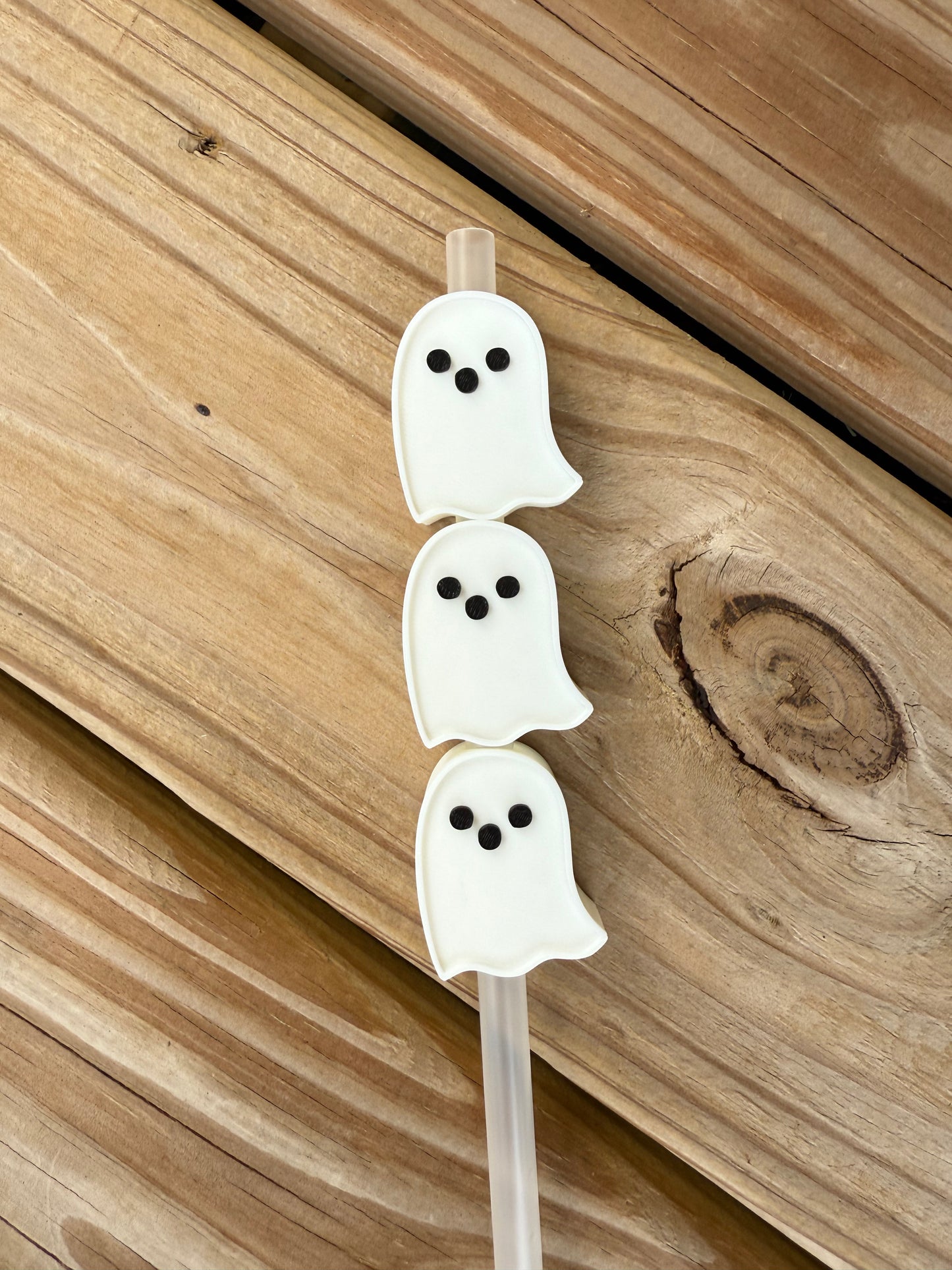 Ghost of Many Colors - 3d Straw Topper