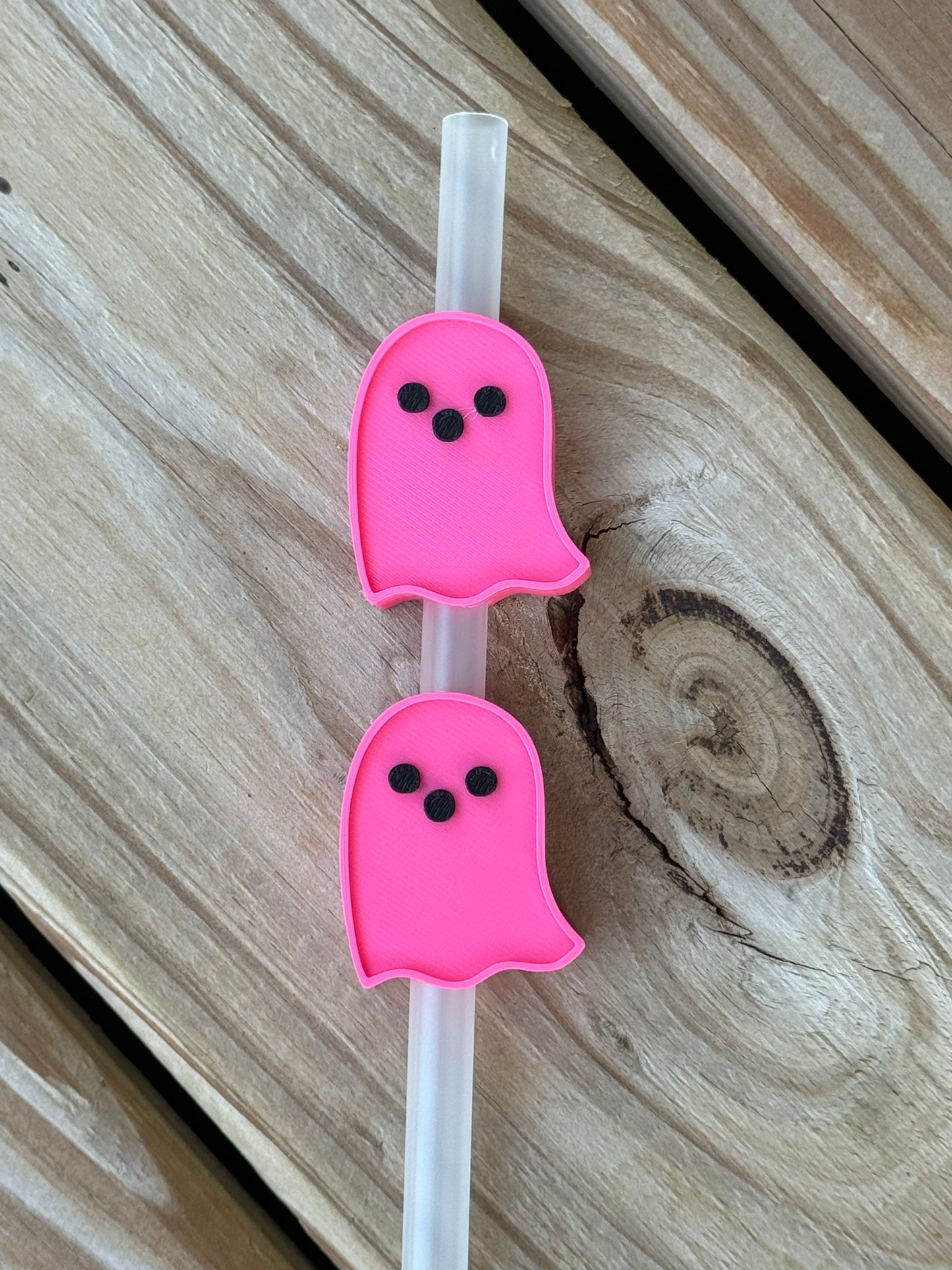 Ghost of Many Colors - 3d Straw Topper