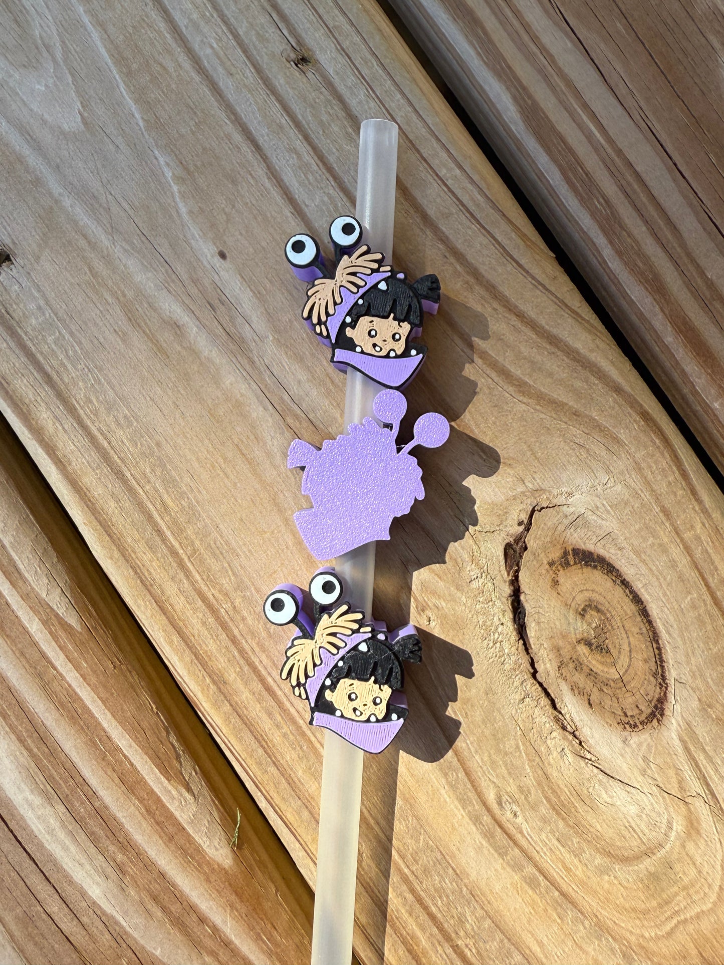 Boo - 3d Straw Topper
