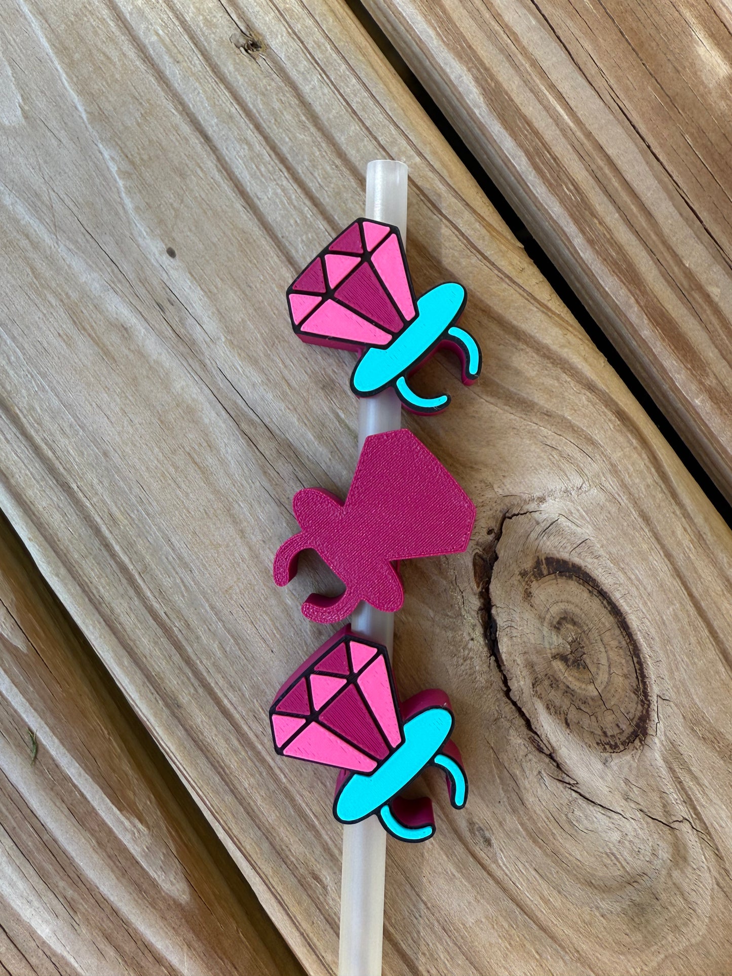 Ring Pop - 3d Straw Topper