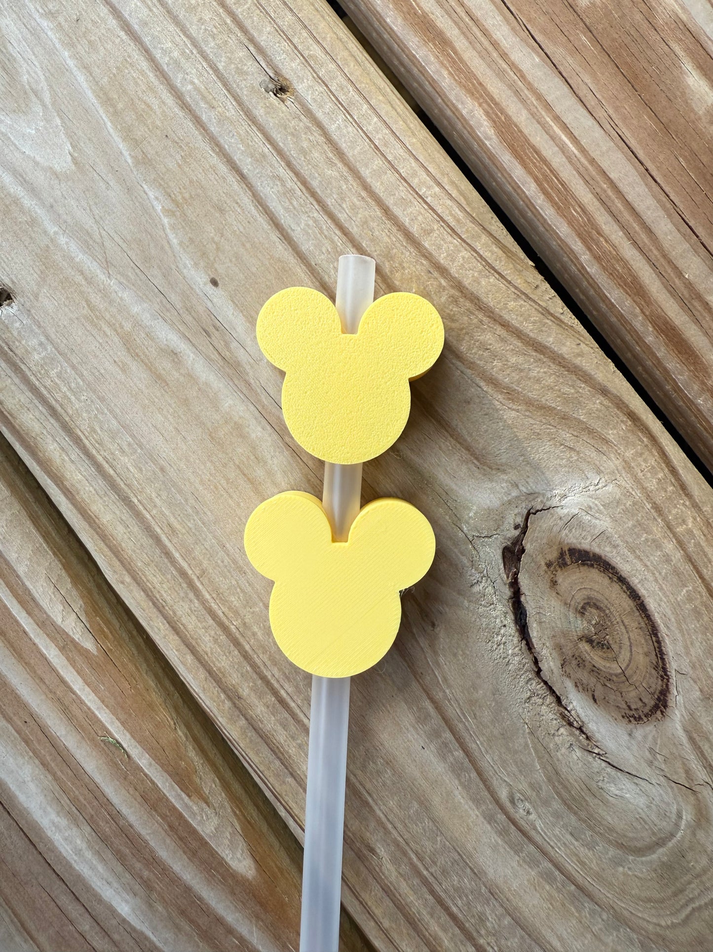 Mouse Heads of Many Colors - 3d Straw Topper
