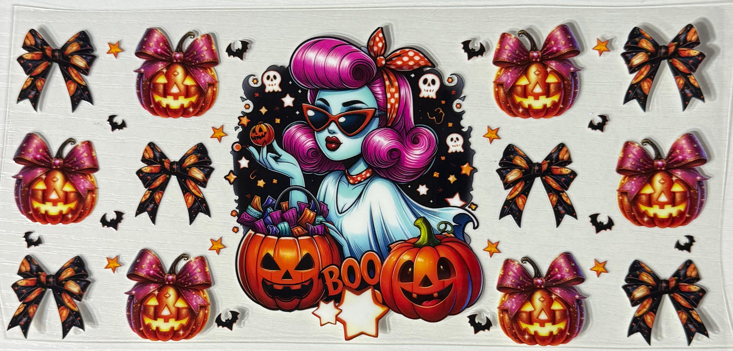 Spooky (BooBoo w/Pink Hair) - Wrap