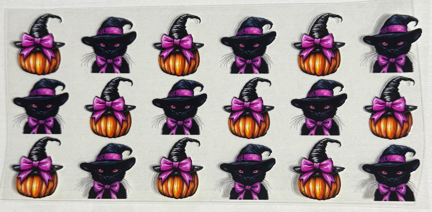 Spooky (Witch Cats w/Witch Pumpkins) - Wrap