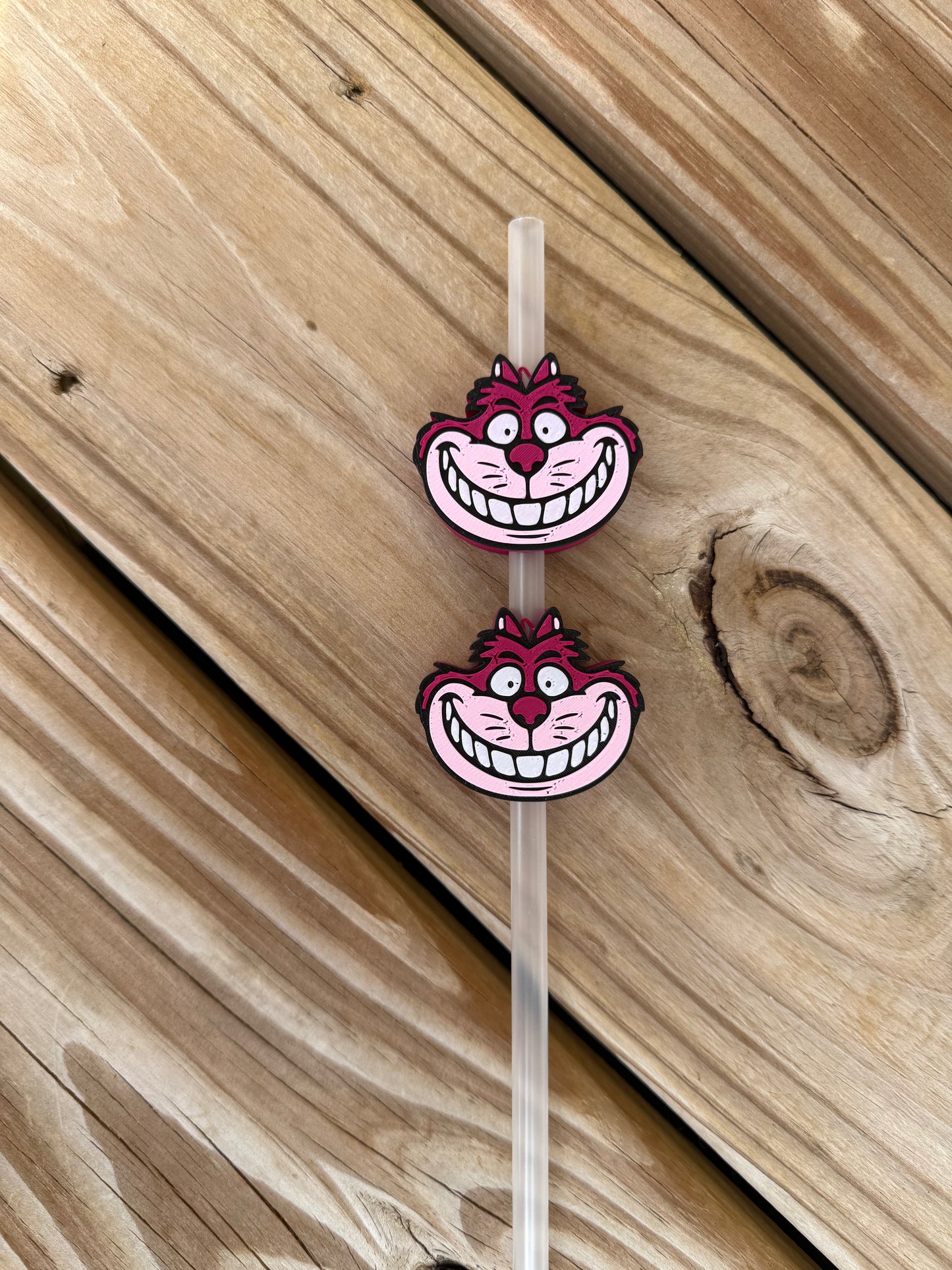 Wonderland Cat - 3d Straw Topper