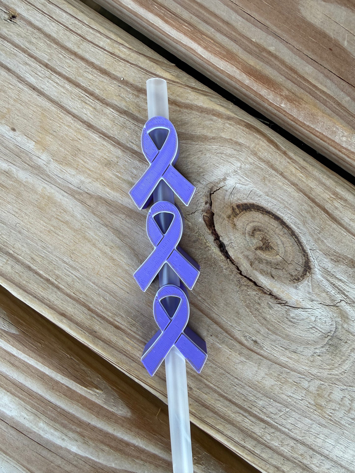 Awareness Ribbons - 3d Straw Topper