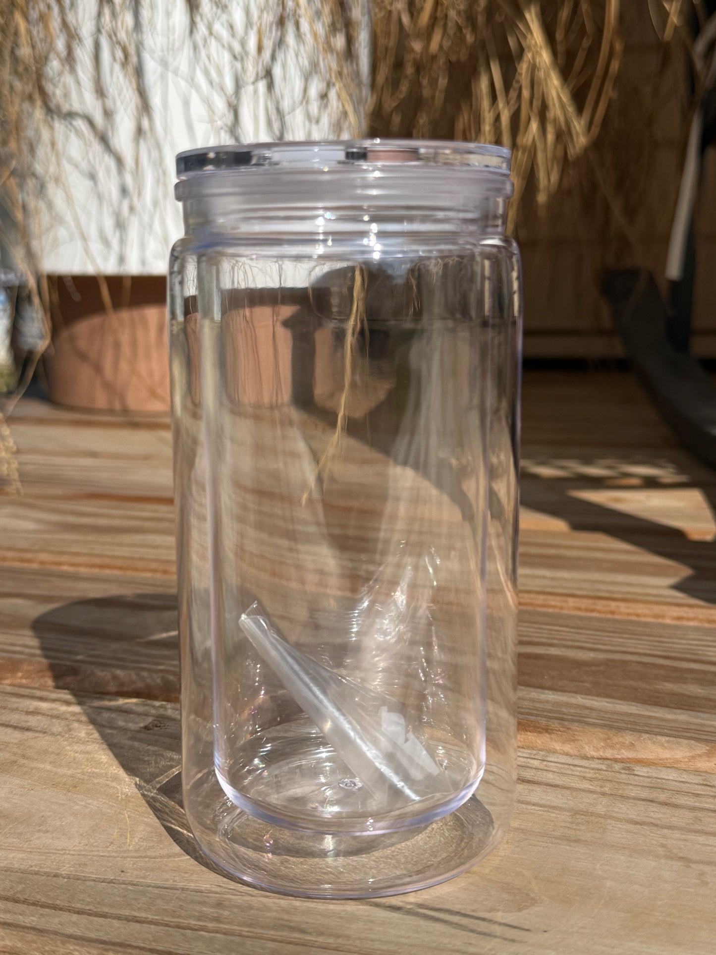 16oz Acrylic Snow Globe w/ Clear Lid - Wholesale