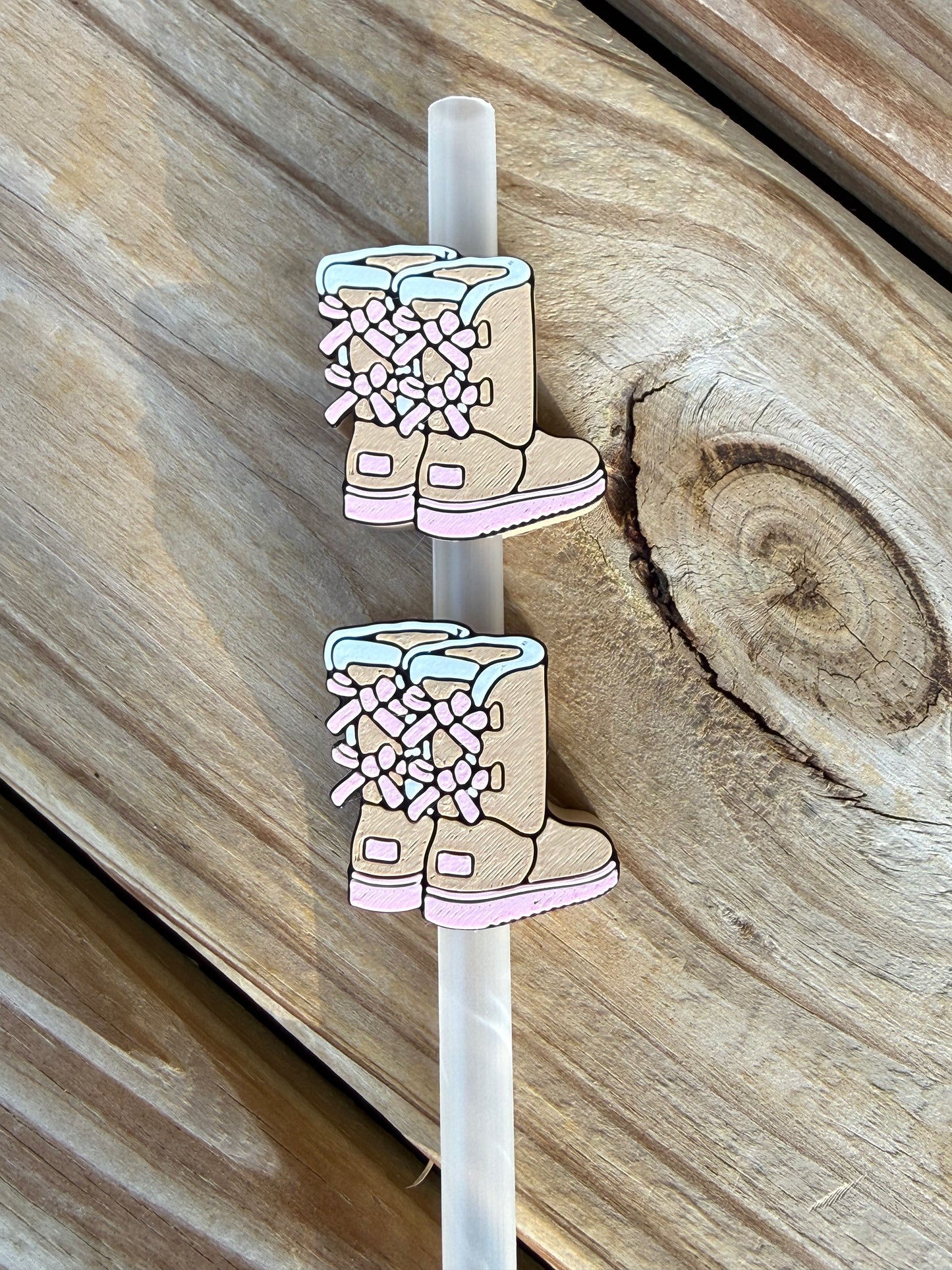 Cozy Boots - 3d Straw Topper