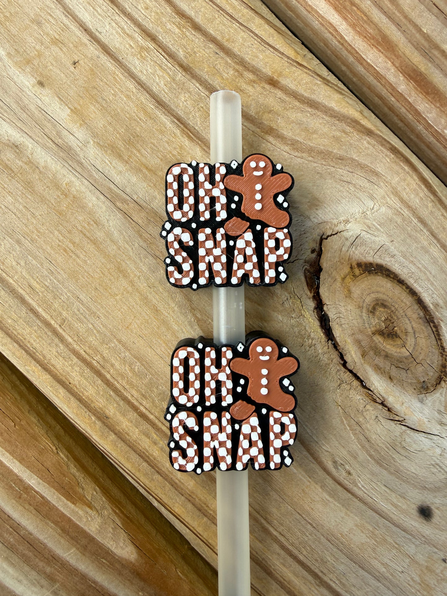 Oh Snap - 3d Straw Topper