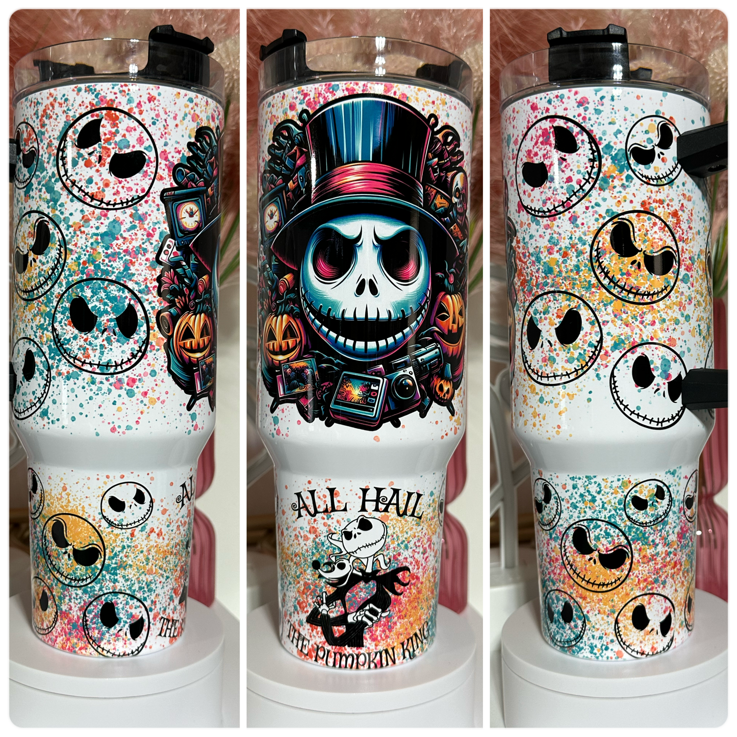 40oz w/Handle- Jack Splatter