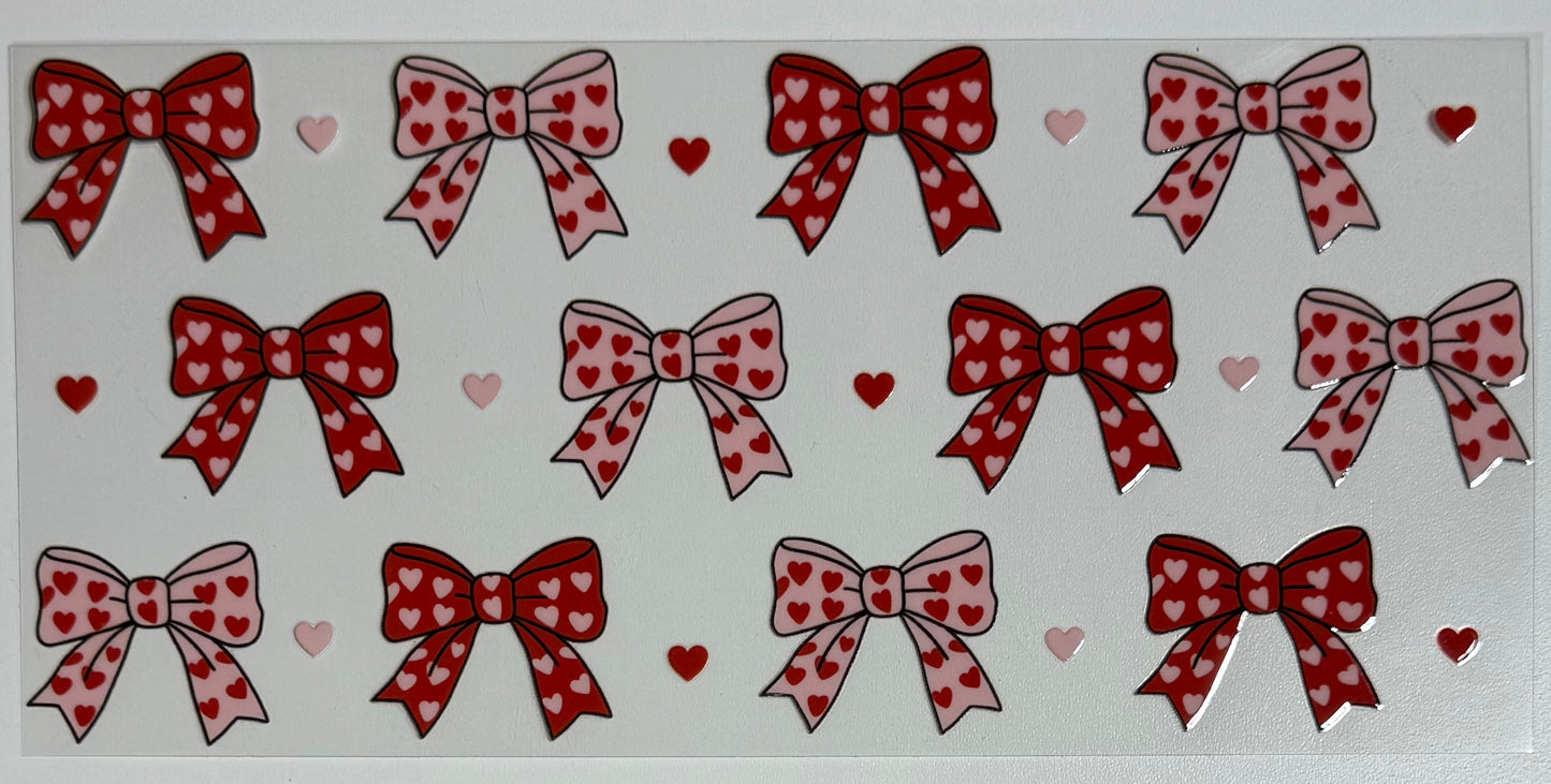 Heart Bow w/ Hearts- Wrap