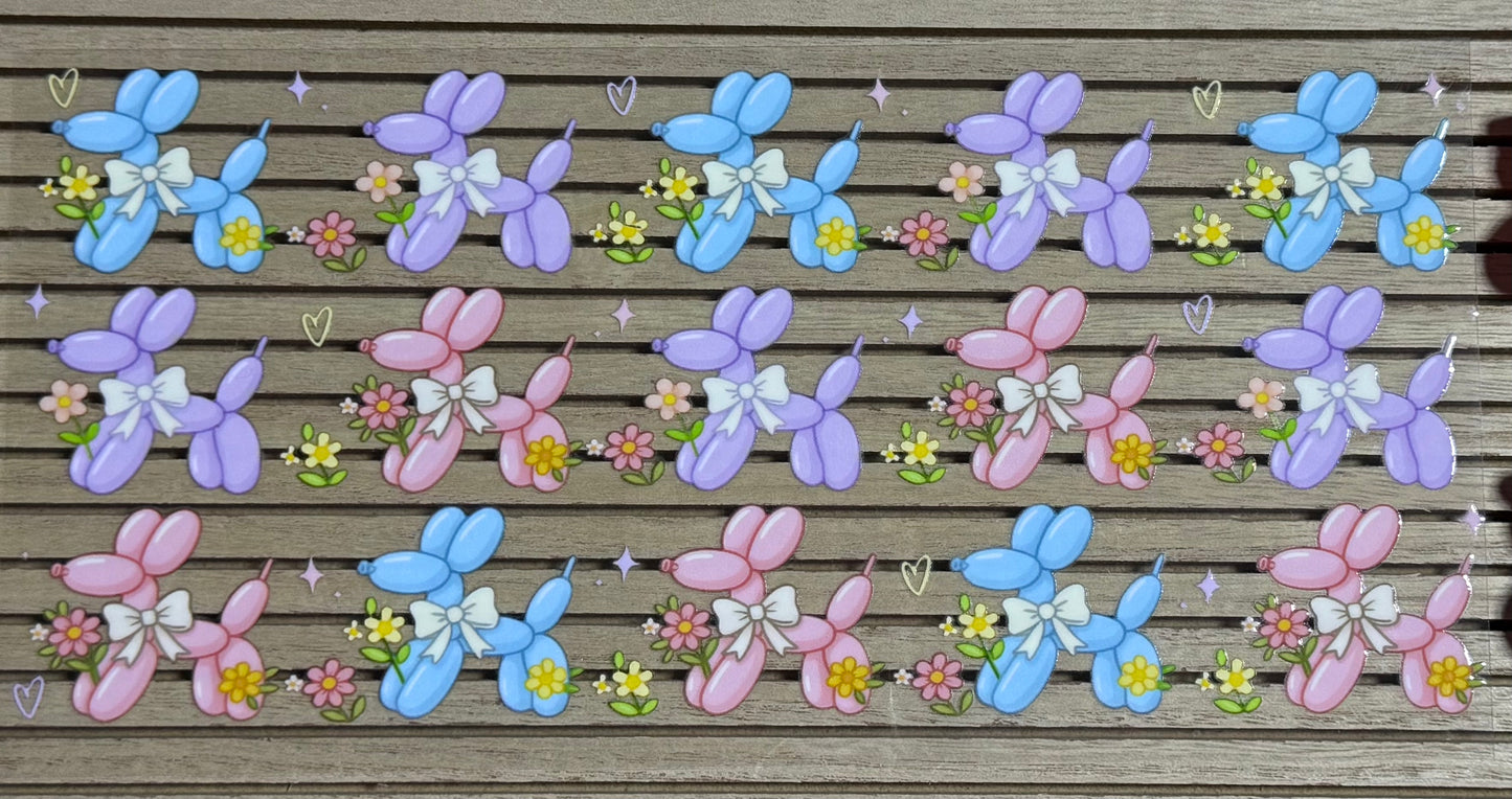 Balloon Dog w/Daisy - Wrap