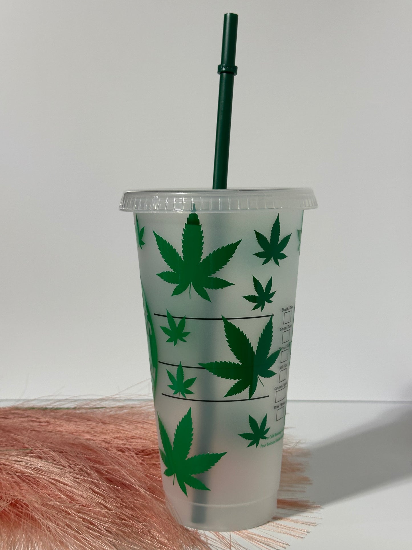 24 oz- Cold Cup- Lettuce and Coffee