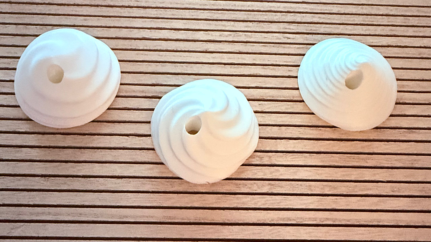 Whipped Topping - 3d Straw Topper