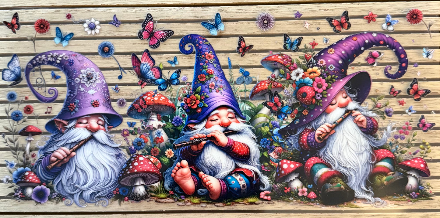 Purple Gnomes w/Mushrooms - Wrap